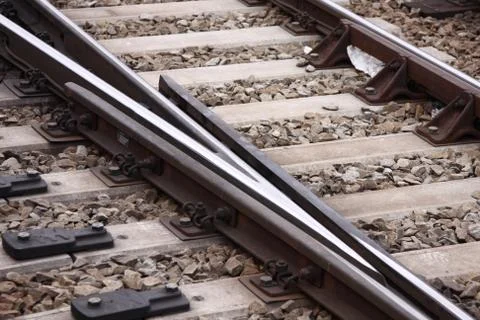 Track Switch Stock Photos