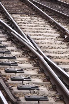 Track Switch Stockfoto's