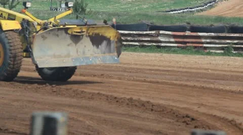 Track technical tractor Stock Footage 12174406