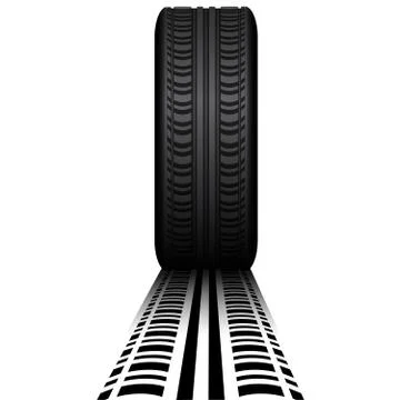 The track wheel Stock Illustration