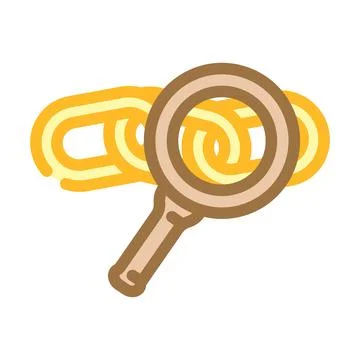 Tracking affiliate program color icon vector illustration Stock Illustration
