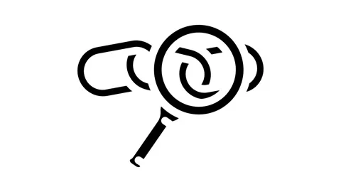 Tracking affiliate program glyph icon animation Video stock 326730416