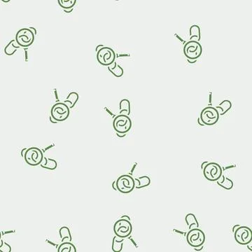 Tracking affiliate program glyph vector seamless pattern Stockillustratie