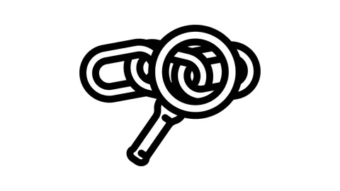 Tracking affiliate program line icon animation Video stock 326748692