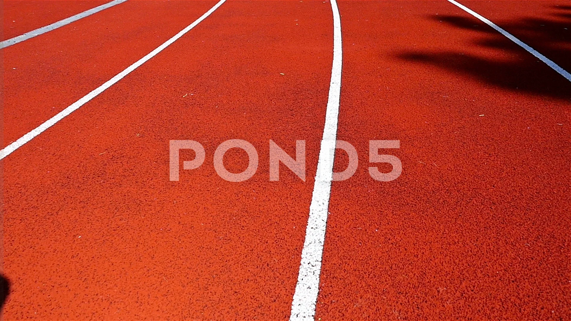 Tracking camera of a running track from ... | Stock Video | Pond5