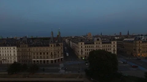 Tracking a car on a River in Denmark Stock Footage 112764191