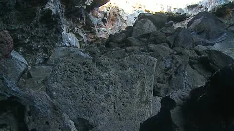 Tracking in cave Stock Footage 20494658