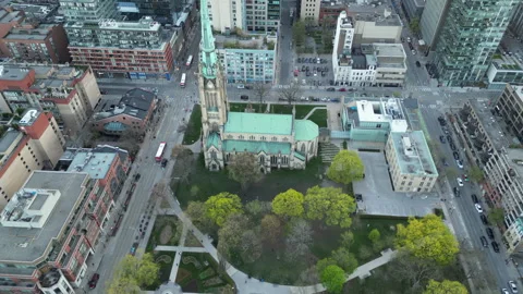 Tracking Church Canada Stock Footage 240745000