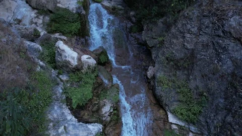 Tracking Clip of a Waterfall Video stock 262957651