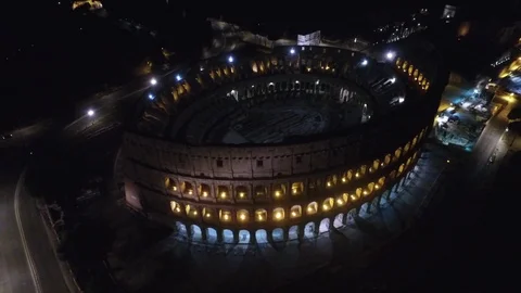 Tracking The Colosseum Rome Stock Footage 114030719