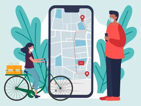 Tracking Concept Illustration Stock Illustration