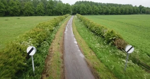Tracking Drone Shot of Motorbike 库存影片 242585379