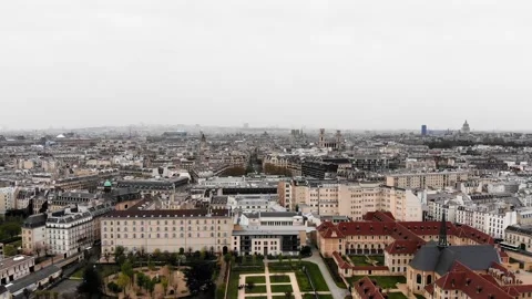 Tracking left shot on Paris Stock Footage 155464388