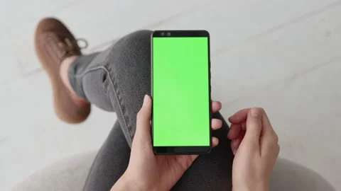 Tracking Mock-up for Watching Content Closeup. Casual Life on Couch Indoors Hous Stock Footage 199477428