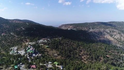 Tracking on mountain tops. Stock Footage 78561113