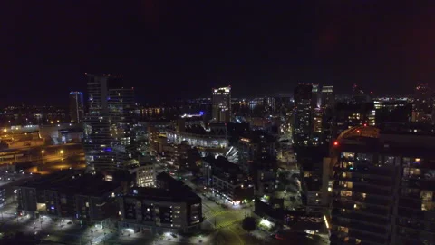 Tracking Nighttime Stadium Stock Footage 151205936