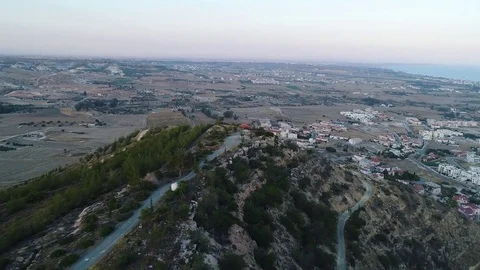 Tracking over mountain top Stock Footage 78561926