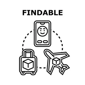 Tracking package delivery location using smartphone application Stock Illustration