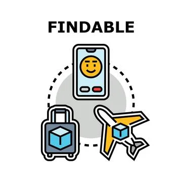 Tracking package delivery location using smartphone application Stock Illustration