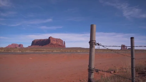 Tracking Shot in the American West Stock Footage 83316436