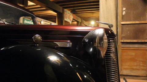 Tracking shot of Antique car. Stock-Footage 55635965