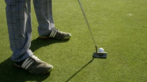 Tracking Shot, Dolly Shot, 10 Seconds Or Greater, Sport, Golf, Golf Course, Stock Footage 94025975