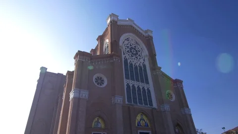 Tracking shot - Front side of the montebelluna dome - 4k Stock Footage 99254621