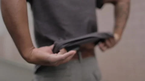 Tracking shot man with gun Stock Footage 67357191