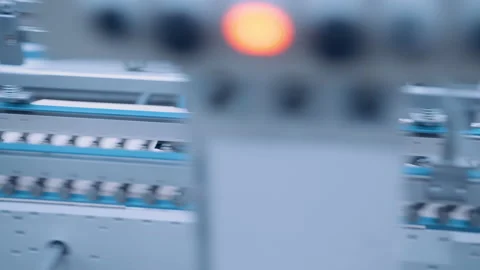 Tracking shot, packaging printing line. Stock Footage 197461949