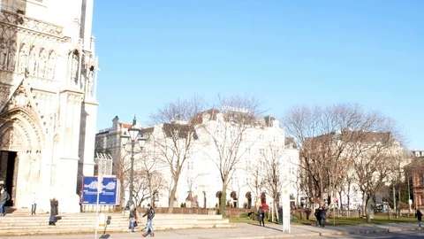 Tracking shot palace vienna Stock Footage 86145321