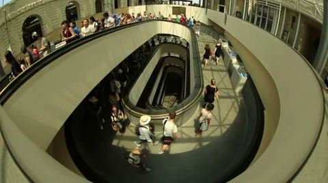 Tracking Shot Vatican Museum Video stock 53717530