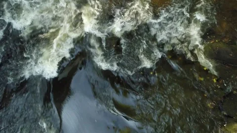 Tracking shot on a water flow Stock-Footage 73702570