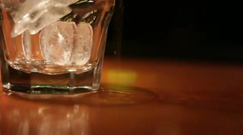 Tracking shot of whiskey 2 Stock Footage 20663418