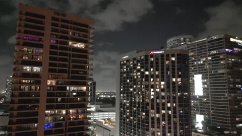 Tracking the skyline Stock Footage 280739235