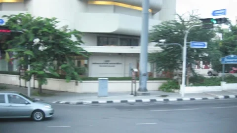 Tracking the Streets of Bangkok  Stock Footage 147864949