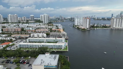 Tracking Sunny Isles Stock Footage 238770772