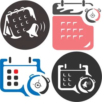 Tracking Time Through Every Season Illustrazione stock