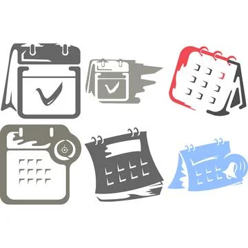 Tracking Time Through Every Season 스톡 일러스트