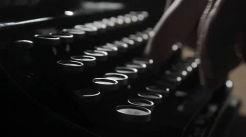 Tracking Typing Stock Footage 10731059