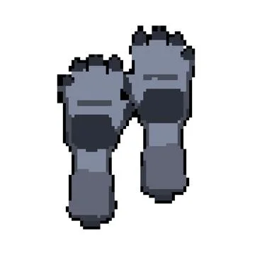 Tracking vr glove pixel art vector illustration Stock Illustration