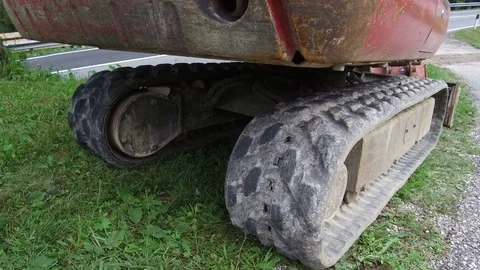 From tracks, to exhaust pipes Stock Footage 78435800
