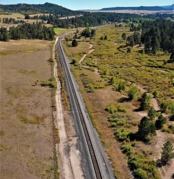 The tracks 库存照片