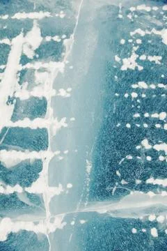 Tracks in snow Stock Photos