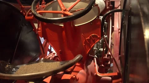 Tracktor from up close Stock Footage 66312805