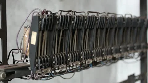 Traction Elevator Mechanism _10 Stock Footage 11031439