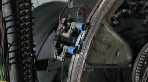 Traction Elevator Mechanism _11 Stock Footage 11032208