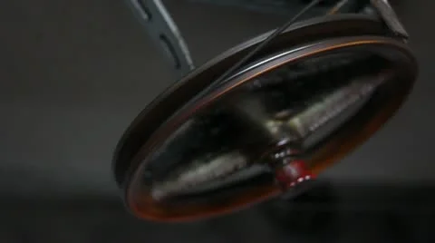 Traction Elevator Mechanism wheel _2 Stock Footage 11034727