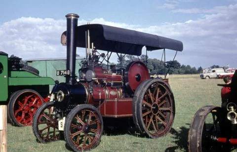 Traction Engine,Fowler 15625, 1920, Woburn, 1961 Stock Photos