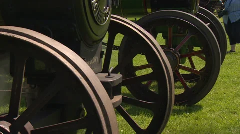 Traction Engines UK Stock Footage 32716012