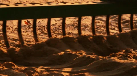 Tractor on a Beach 4 Stock Footage 41432629